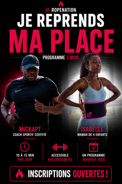 🔥 JE COMMENCE · Programme 3 mois IF ROPENATION